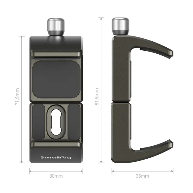 SmallRig 2790 Universal Powerbank Holder Powerbank-holder inkl Cold Shoe 