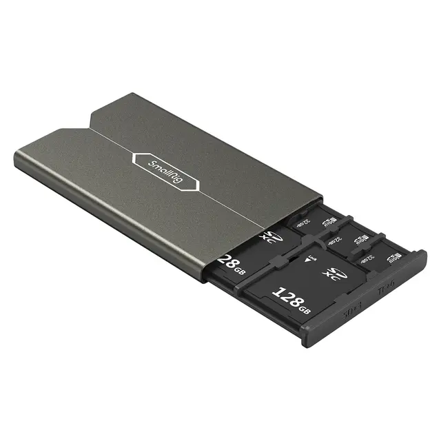 SmallRig 2832 Memory Card Case Plass til 3 SD og 6 MicroSD 