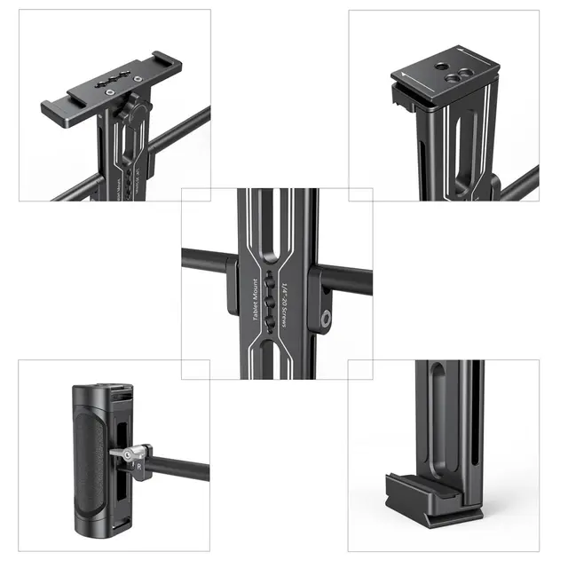 SmallRig 2929 Tablet Mount For iPad Holder for nettbrett med dobbelt grep 