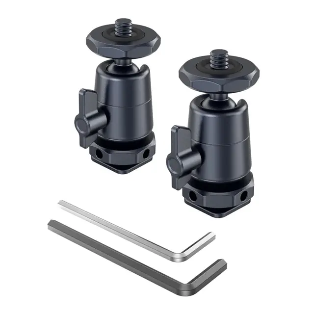 SmallRig 2948 Ball Head Mount 2stk 2pk Små kulehoder - 1/4 + Cold Shoe 