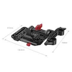 SmallRig 2991 Battery Plate V-Mount Med 15mm Rod Feste