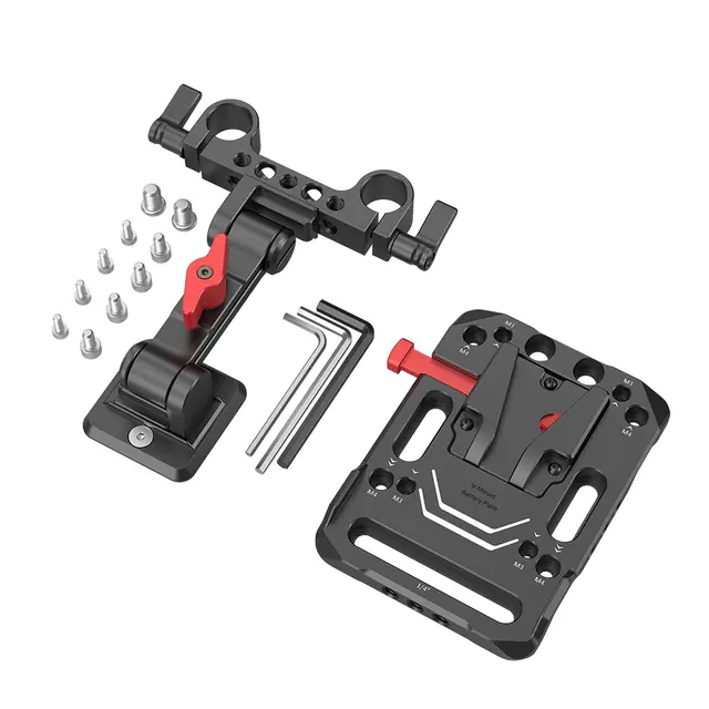 SmallRig 2991 Battery Plate V-Mount Med 15mm Rod Feste 