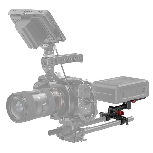 SmallRig 2991 Battery Plate V-Mount Med 15mm Rod Feste 