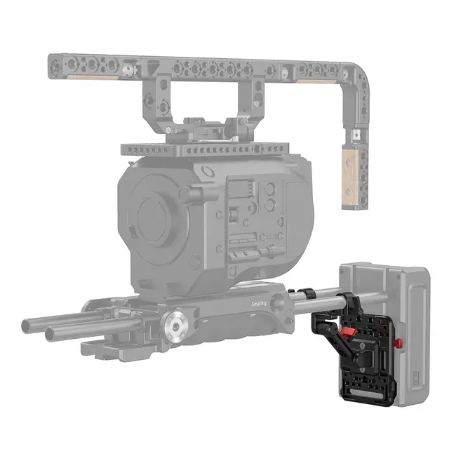 SmallRig 2991 Battery Plate V-Mount Med 15mm Rod Feste 