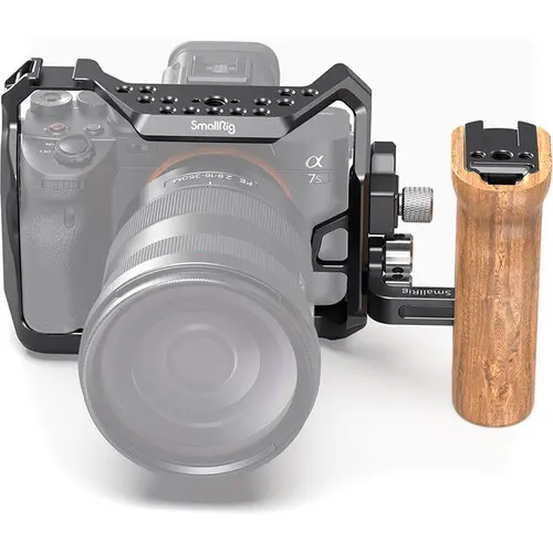 SmallRig 3008 Cage Pro Kit A7S III Kamerabur med Universal Wood Side Handle 