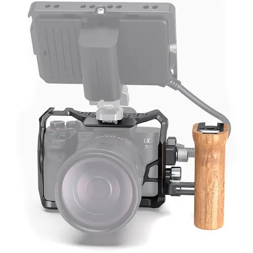 SmallRig 3008 Cage Pro Kit A7S III Kamerabur med Universal Wood Side Handle 