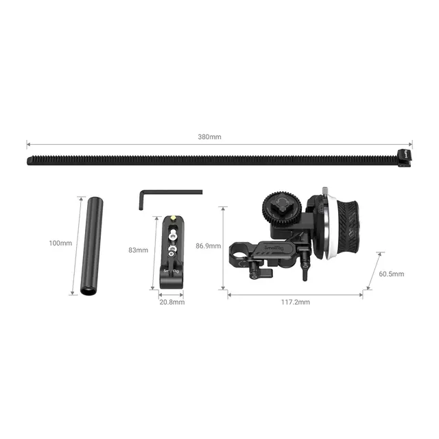 SmallRig 3010 Follow Focus Mini Følgefokus og zoomkontroll 