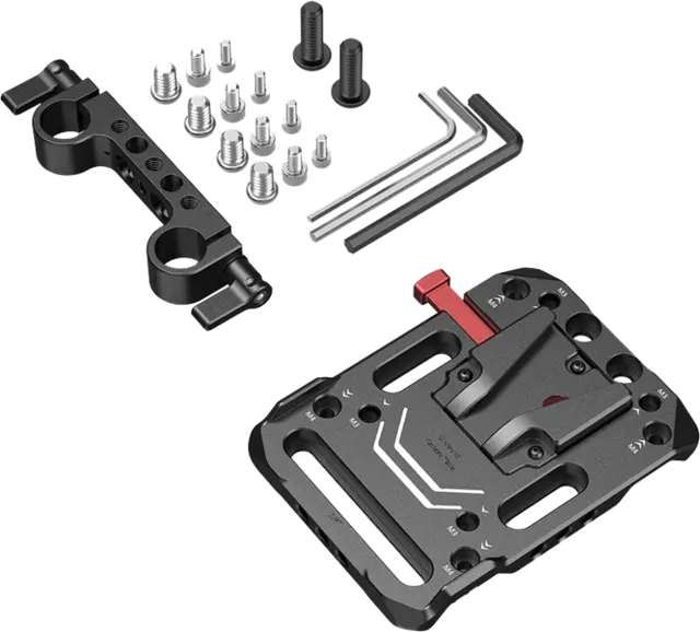 SmallRig 3016 Battery Plate V-Mount Med 15mm Rod Feste 
