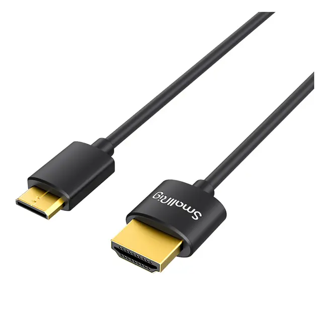 SmallRig 3040 HDMI Cable Mini HDMI-HDMI 4K 35cm (C to A). Mini HDMI til HDMI 