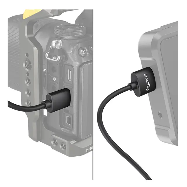 SmallRig 3040 HDMI Cable Mini HDMI-HDMI 4K 35cm (C to A). Mini HDMI til HDMI 