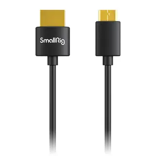 SmallRig 3041 HDMI Cable Ultra Slim 4K 55cm (C to A) Mini HDMI til HDMI