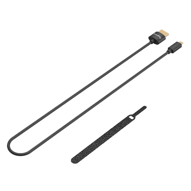 SmallRig 3043 HDMI Cable Ultra Slim 4K 55cm (D to A) Micro HDMI til HDMI 