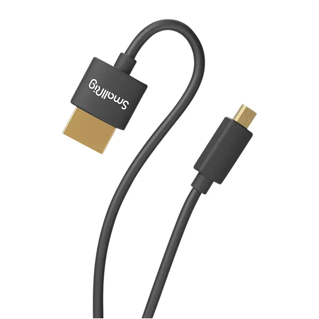 SmallRig 3043 HDMI Cable Ultra Slim 4K 55cm (D to A) Micro HDMI til HDMI 