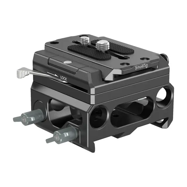 SmallRig 3067 Baseplate Lightweight m/ Dobbel 15mm rod clamp 