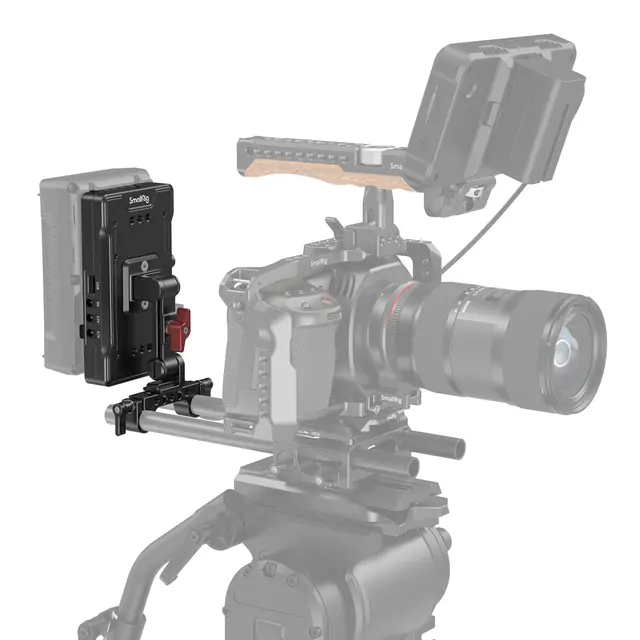 SmallRig 3204 Battery Adapter Plate V-Mount. w/ Adjustable Arm 