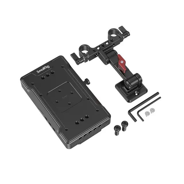 SmallRig 3204 Battery Adapter Plate V-Mount. w/ Adjustable Arm 