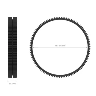 SmallRig 3296 Seamless Focus Gear Ring 81-83mm