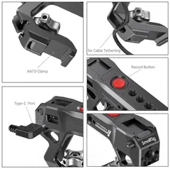 SmallRig 3322 Top Handle Remote Trigger Topphåndtak med Start/Stop