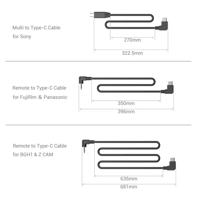 SmallRig 3323 Side Handle Wood m/ Start/Stop Remote Trigger 