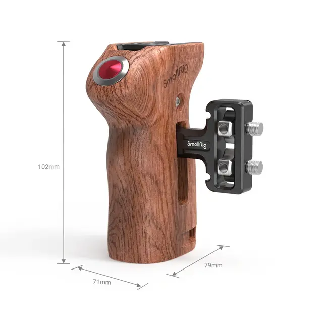 SmallRig 3323 Side Handle Wood m/ Start/Stop Remote Trigger 