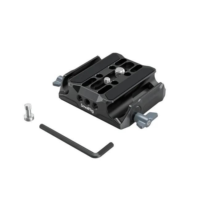 SmallRig 3357 Universal LWS Baseplate m/Dual 15mm Rod Clamp 