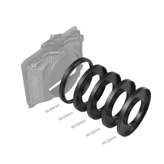 SmallRig 3383 Adapter Rings Kit 52, 55, 58, 62, 86mm. For Mini Matte Box