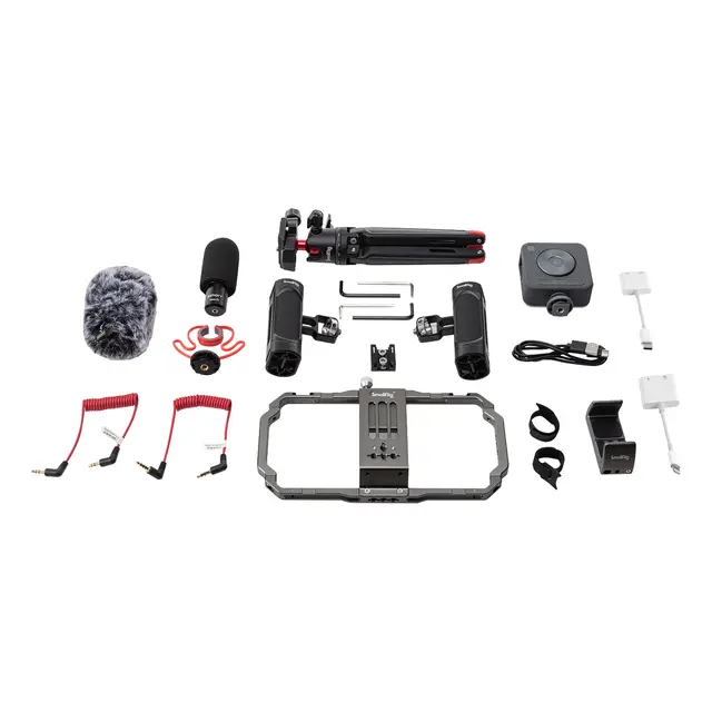 SmallRig 3384 Professional Vlogging Kit Mobil Phone Video Live Streaming pakke 
