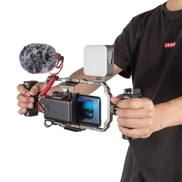SmallRig 3384 Professional Vlogging Kit Mobil Phone Video Live Streaming pakke 