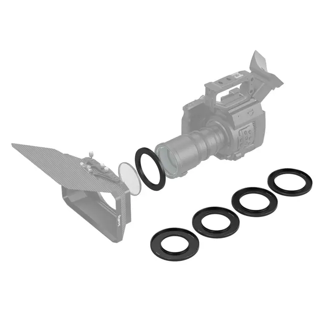 SmallRig 3410 Ring Set Matte Box 2660 67mm / 72mm / 77mm / 82mm / 86mm-114mm 