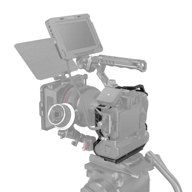 SmallRig 3464B Cage For Canon EOS R5/R6 Passer når grep BG-R10 er påmontert 