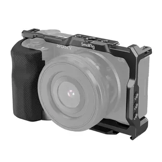 SmallRig 3538 Cage m/Grip Sony ZV-E10 Kamerabur med mange festepunkter