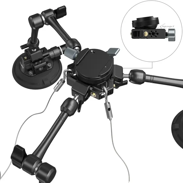 Portable Dual Suction Cup Camera Mount SC-2K 3566