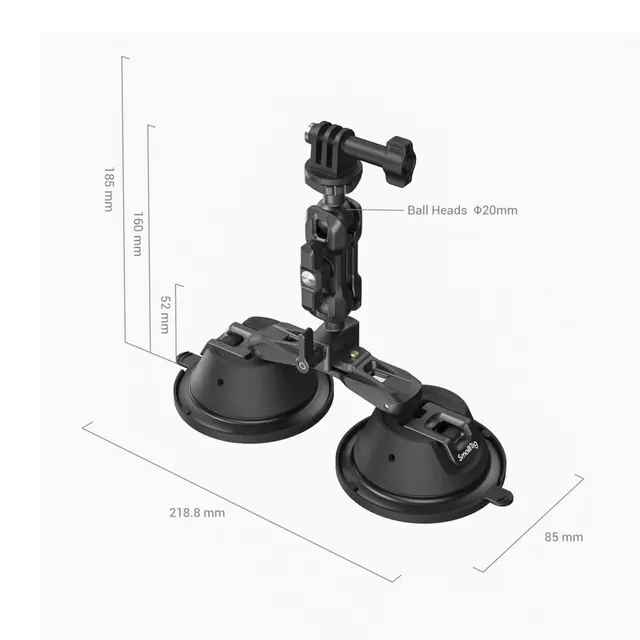 Portable Dual Suction Cup Camera Mount SC-2K 3566