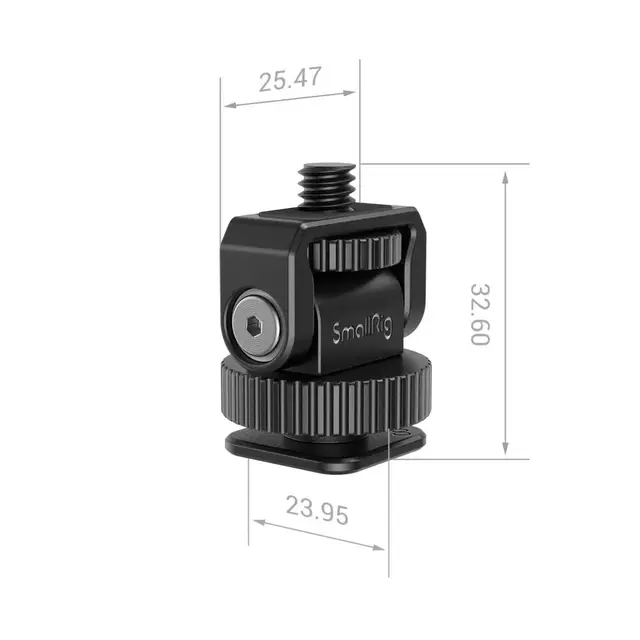 SmallRig 3577 Mini Cold Shoe til 1/4"-20 Adapter 