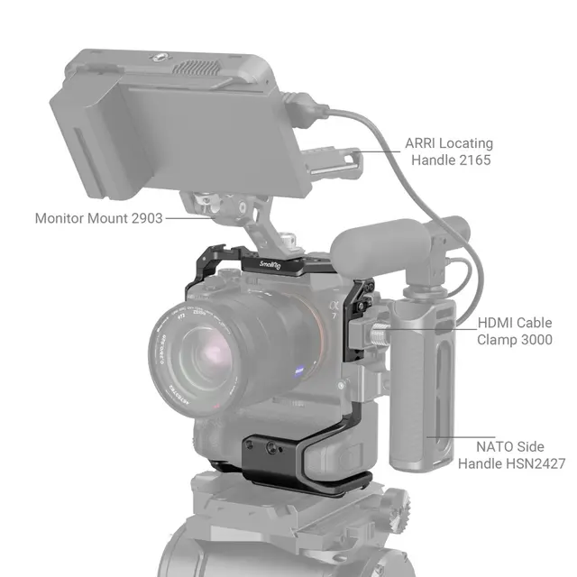 SmallRig 3594 Cage Sony Grip For Sony A7IV/ A7SIII/ A7RIV/ A1 / A9II 