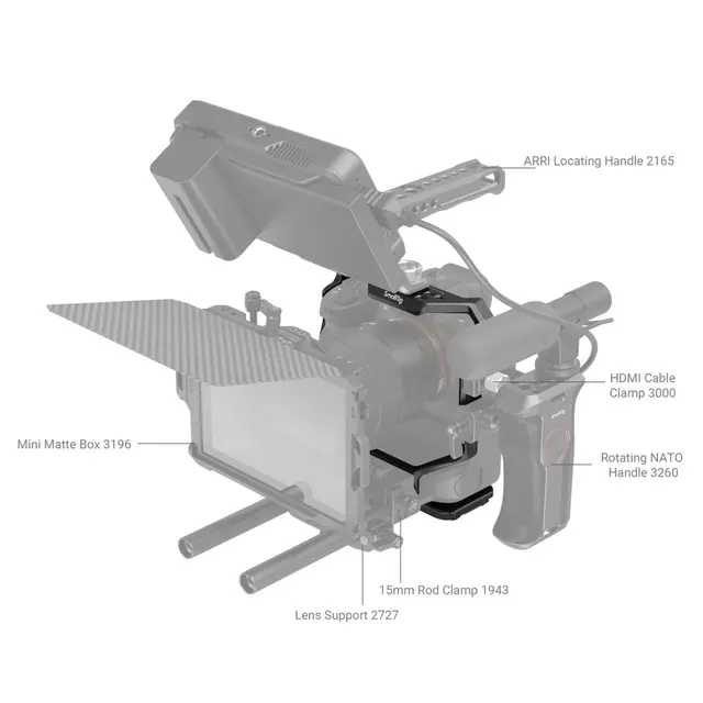 SmallRig 3594 Cage Sony Grip For Sony A7IV/ A7SIII/ A7RIV/ A1 / A9II 