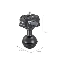 SmallRig 3600 Drop-in HawkLock Kulehode Mini Quick Release 1/4-20" Ballhead