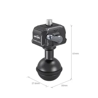 SmallRig 3600 Drop-in HawkLock Kulehode Mini Quick Release 1/4-20" Ballhead