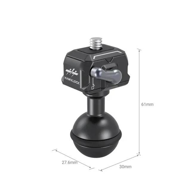 SmallRig 3600 Drop-in HawkLock Kulehode Mini Quick Release 1/4-20" Ballhead 