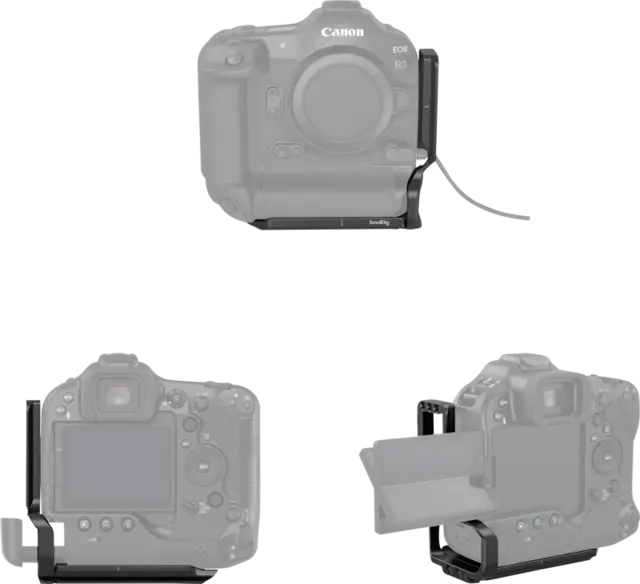 SmallRig 3628 L-Bracket EOS R3 Vinkelskinne Canon R3 Arca Swiss 