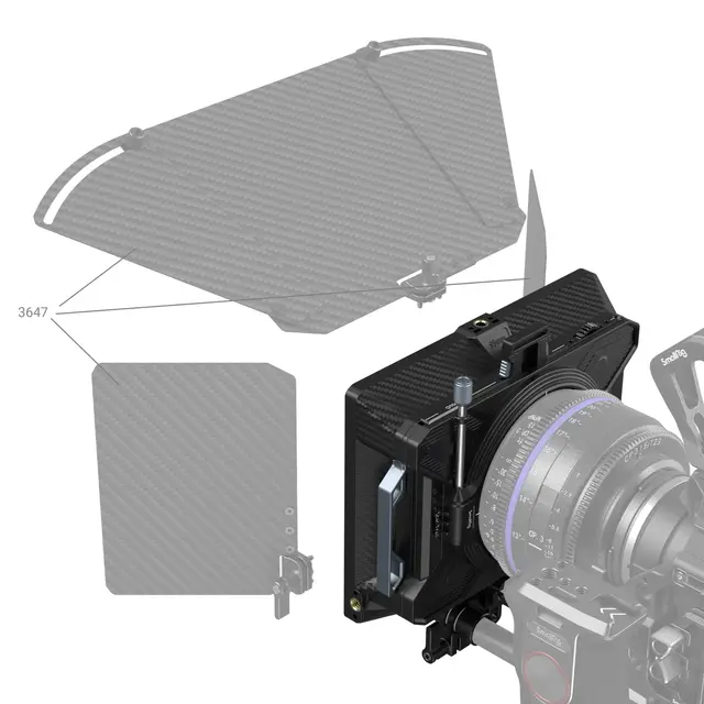 SmallRig 3645 Multifunctional Matte Box 95mm. VND Kit 