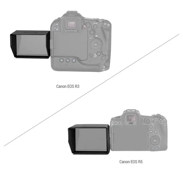 SmallRig 3673 Sunhood EOS R3/R5 Solskjerm for Canon skjerm EOS R3 / R5 