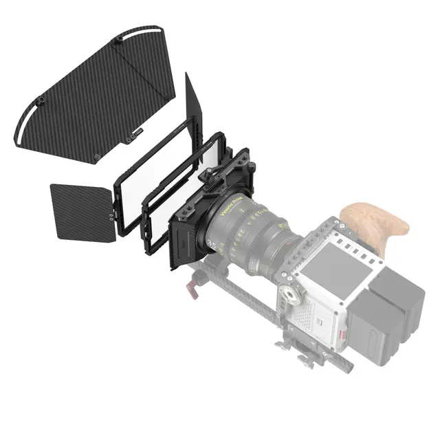 SmallRig 3680 Mini Matte Box Pro Monteres på objektiv 