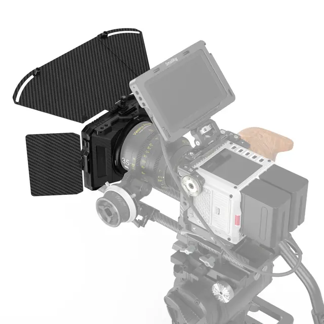 SmallRig 3680 Mini Matte Box Pro Monteres på objektiv 