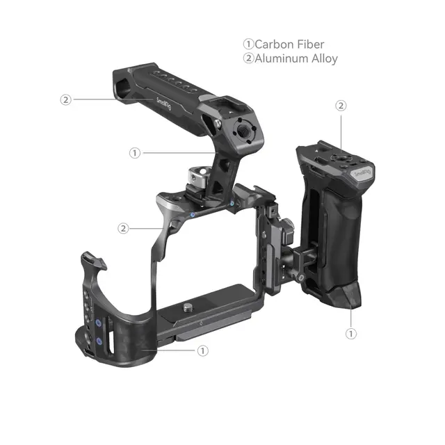SmallRig 3710 Rhinoceros Adv Cage Kit For Sony A7 RV, A7VI og A7 SIII 
