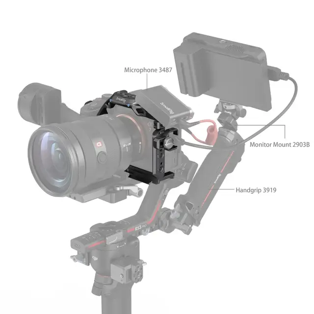 SmallRig 3710 Rhinoceros Adv Cage Kit For Sony A7 RV, A7VI og A7 SIII 