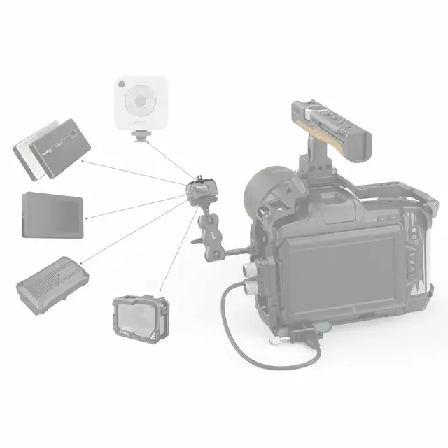 SmallRig 3730 Drop-in HawkLock TopPlate Mini Universal QR TopPlate 