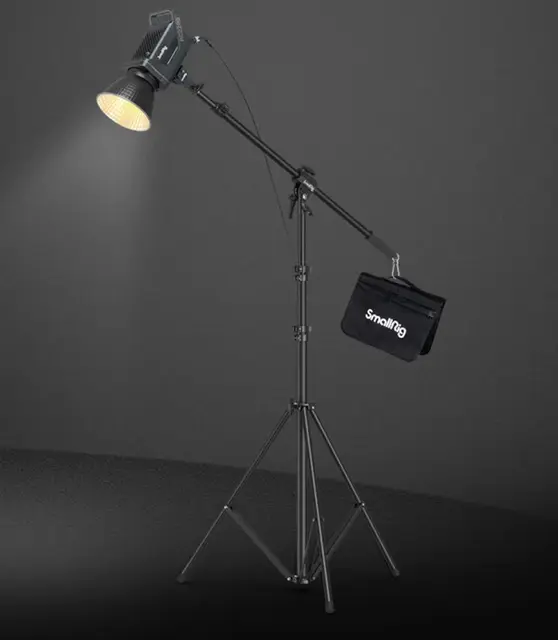 SmallRig 3737 Light Stand AC m/ Boom arm RA-S280A Lysstativ luftdempet m/Boom Arm 
