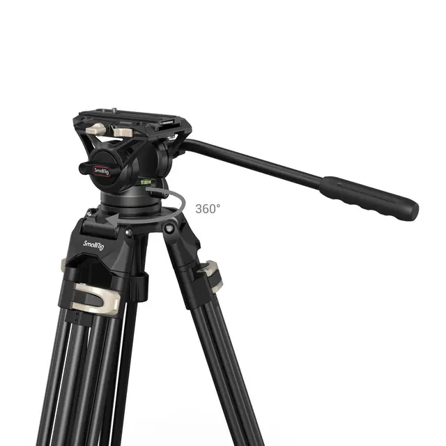 SmallRig 3751 Video Tripod Heavy-Duty Med Fluid Head AD-01 