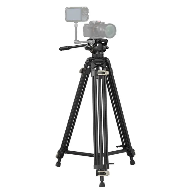 SmallRig 3751 Video Tripod Heavy-Duty Med Fluid Head AD-01 